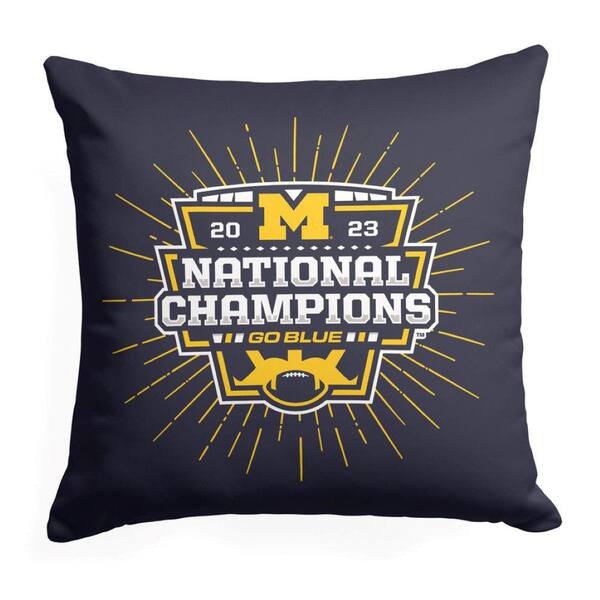 The Northwest Group NCAA 2023 FBC Intimidate Michigan Printed Throw Pillow