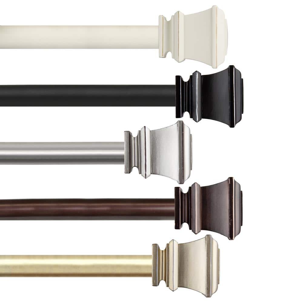 Rochella 1 in. Curtain Rod 48-84 in. - White price history on PriceWatchPro