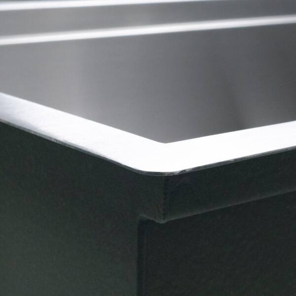MSI 33 in. Undermount Single Bowl Handcrafted 16 Gauge