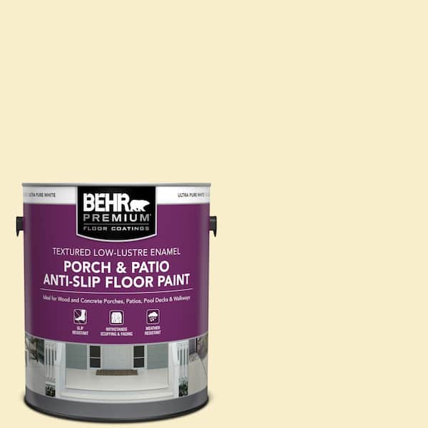 1 gal. #ECC-11-1 Daybreak Sun Textured Low-Lustre Enamel Interior/Exterior Porch and Patio Anti-Slip Floor Paint