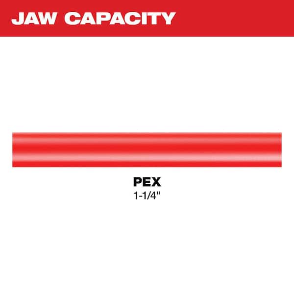 1-1/4 in. PEX Crimp Jaw for M18 FORCE LOGIC Press Tool 1-1/4 in. PEX Crimp Jaw for M18 FORCE LOGIC Press Tool