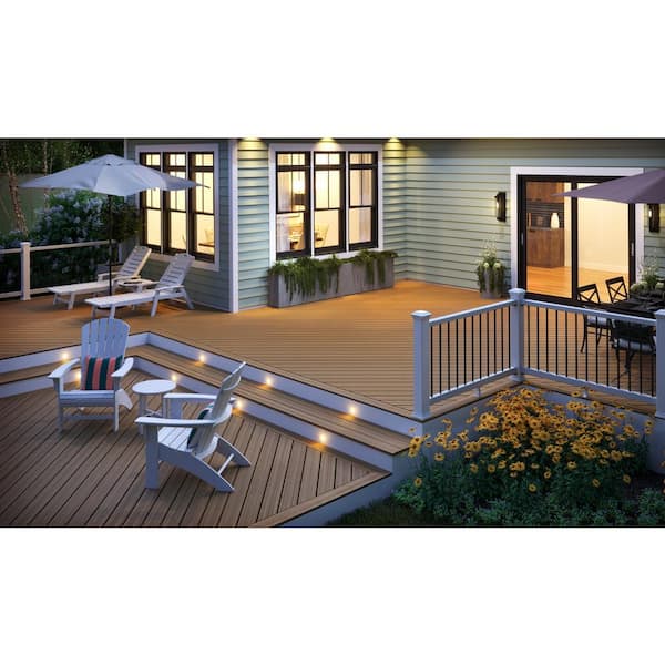 Trex - Enhance Naturals 1 in. x 6 in. x 16 ft. Toasted Sand Grooved Edge Brown Composite Deck Board
