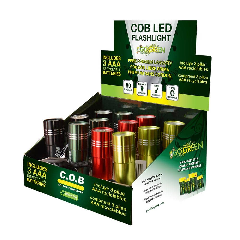 COB LED Flashlight Display (12-Piece) price history on PriceWatchPro