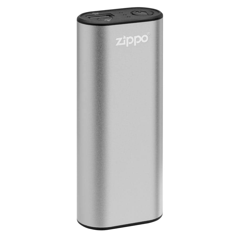 Zippo Silver Heat Bank 6Rechargeable Hand Warmer 40608 The Home Depot