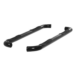 3-Inch Round Black Steel Nerf Bars, No-Drill, Select Ford F-150