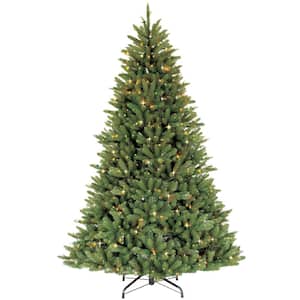 7.5 ft. Pre-Lit Fraser Fir Artificial Christmas Tree with 750 Clear/Multi-Colored LED Lights