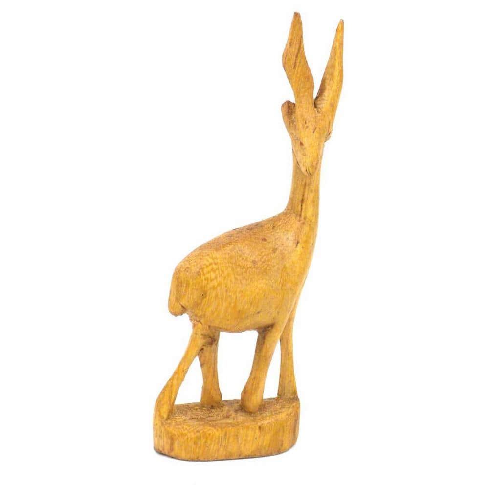 Handcarved Medium Wood Miniature Safari Animal Set
