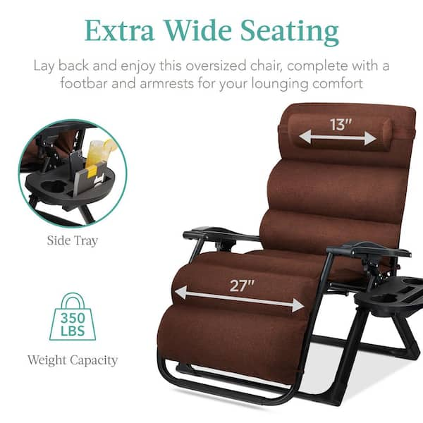 Extra wide deals zero gravity chair