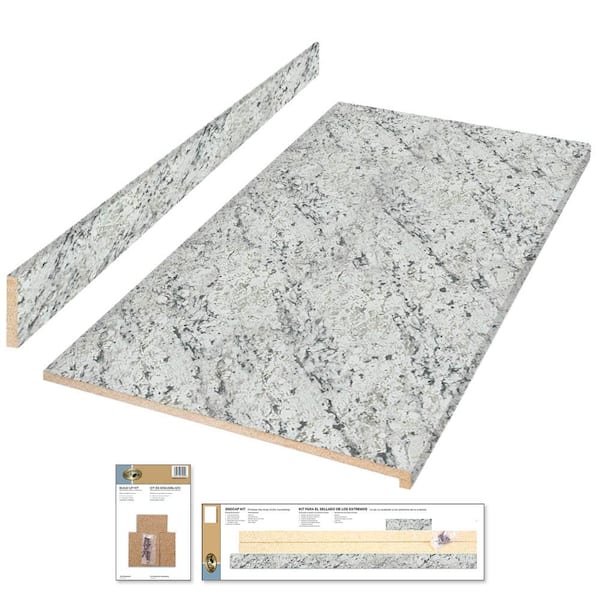 Hampton Bay 6 Ft Straight Laminate Countertop All Inclusive Kit In