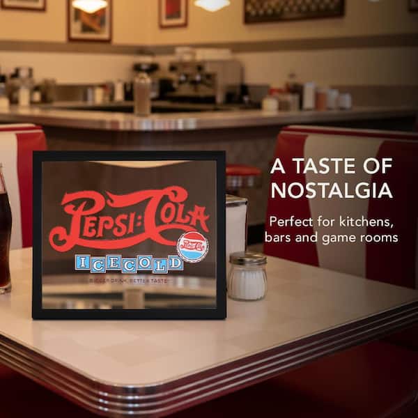 American Art Decor 13.5 in. x 15.5 in. Red Licensed Pepsi Cola
