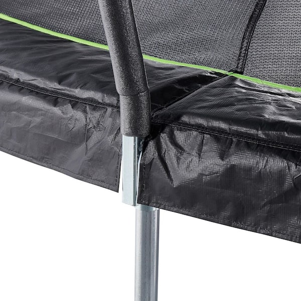 JUMPKING 12 ft. Round Trampoline with Protective Enclosure and