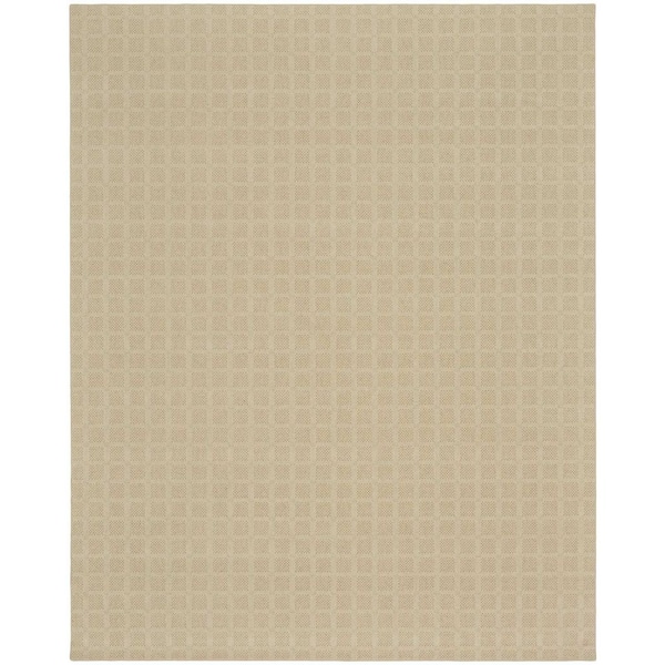 Natural Harmony Desert Springs Dusty Yellow Custom Rug with Pad