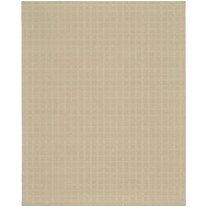 Desert Springs Dusty Yellow 5 ft. x 7 ft. Custom Area Rug with Pad