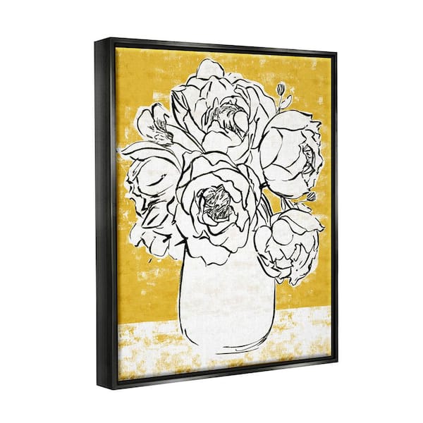 Stupell Industries Glam Rose Bouquet Over Women's Designer Books Framed Wall Art - Pink - Black - 16 x 20