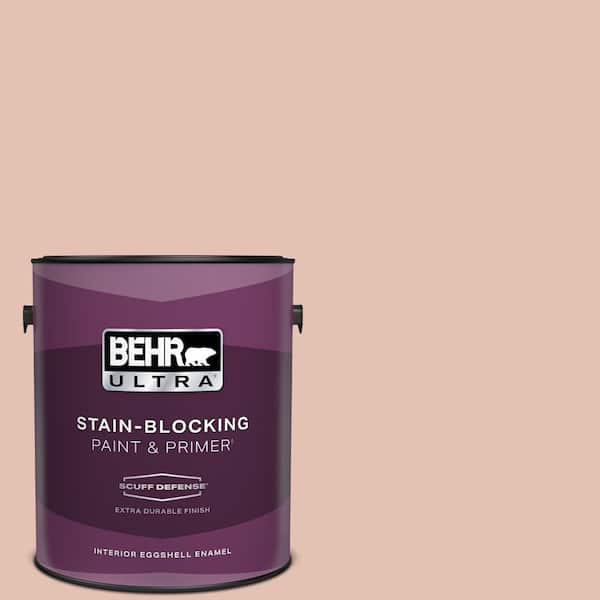 BEHR ULTRA 1 gal. #S180-2 Sunwashed Brick Extra Durable Eggshell Enamel Interior Paint & Primer