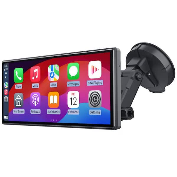10.26 in. Wireless CarPlay Screen Portable Car Stereo GPS Navigation Bluetooth Mirror Link Voice Control