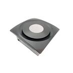 Slim Fit 120 CFM Bathroom Exhaust Fan with LED Light Ceiling or Wall Mount, Oil Rubbed Bronze