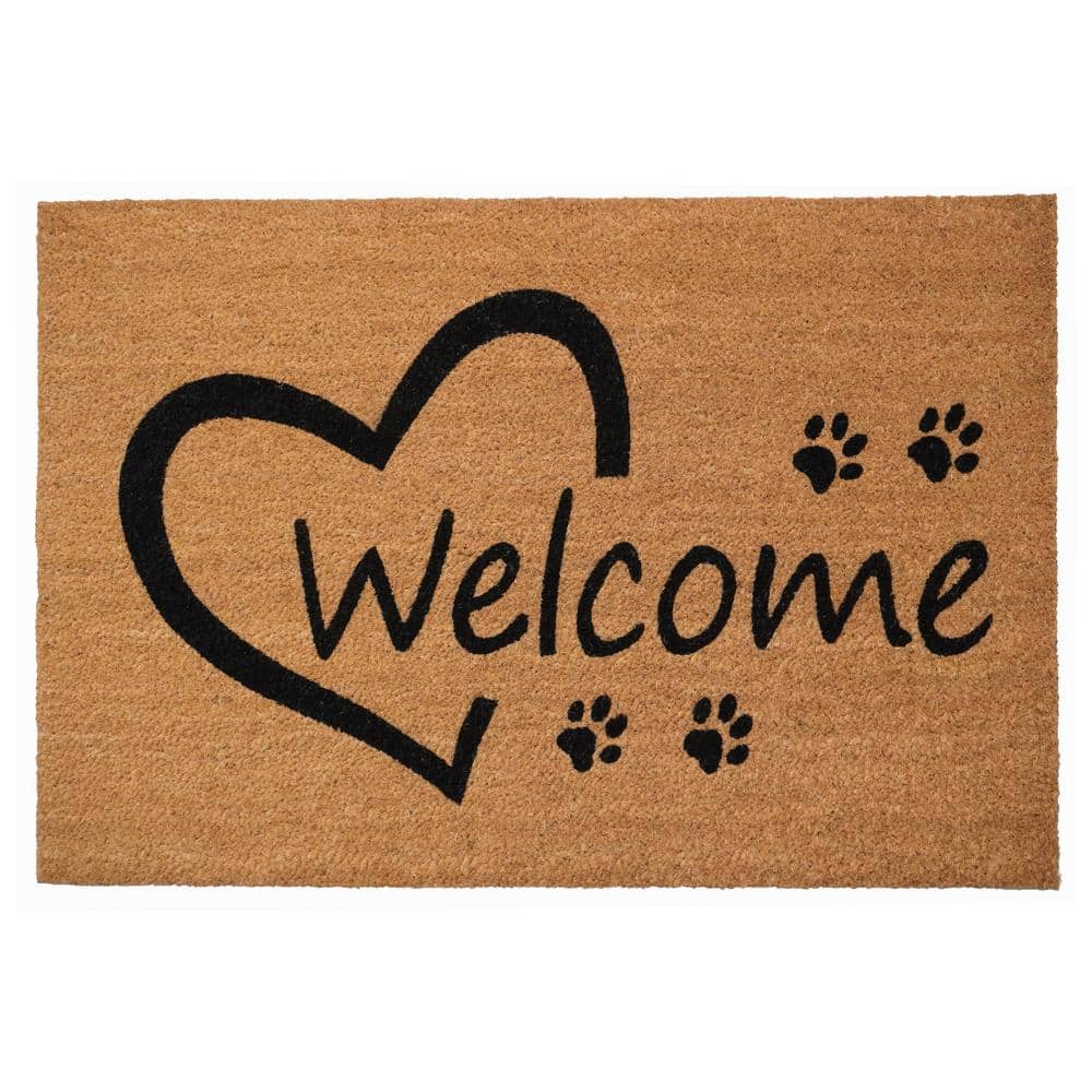 "Open Heart Paws Doormat, 24"" x 48""" price history on PriceWatchPro