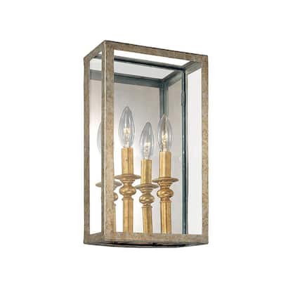 Silver Galaxy Lighting 700701SLV Wall Sconce Silver Galaxy Lighting 700701SLV Wall Sconce