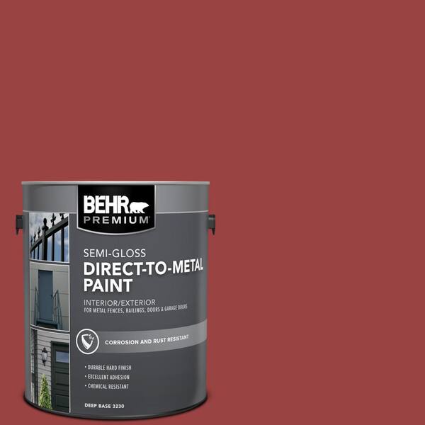 BEHR 1 gal. Red Direct-to-Metal Gloss Interior/Exterior Paint