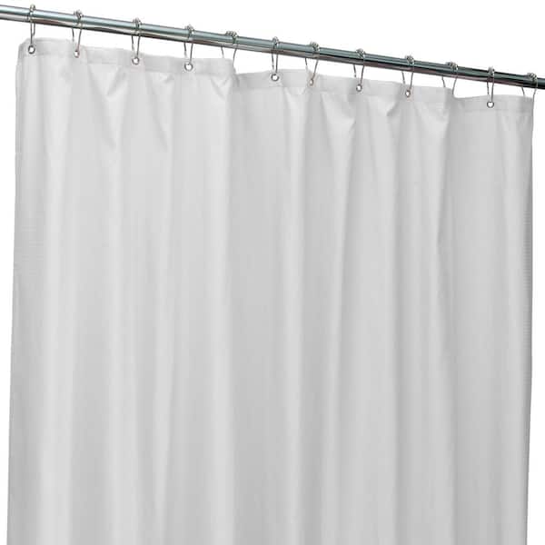 Modern Classic W/Hooks 72"x72"-NEW Black & White Stripes Fabric Shower Curtain 