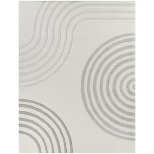 Seth Cream 5 ft. 3 in. x 7 ft. Striped Area Rug