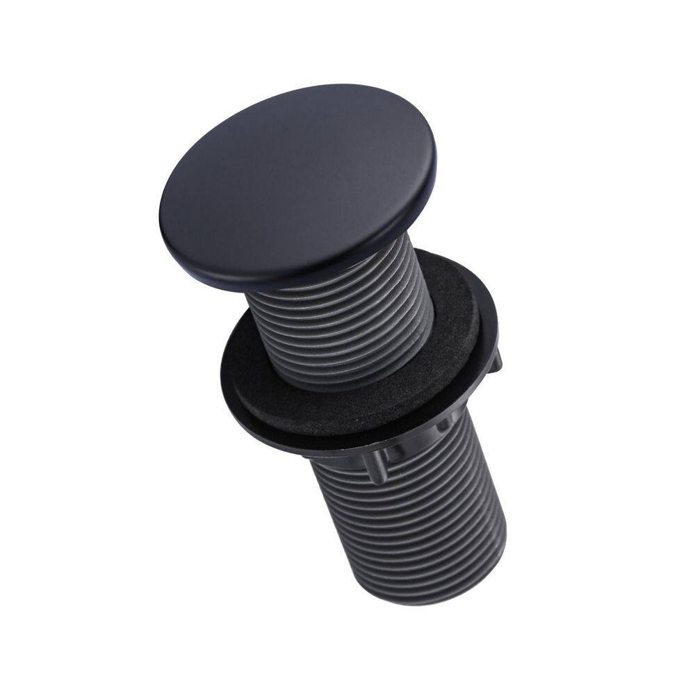 1.71 in. x 3.29 in. Kitchen Round Sink Hole Cover in Matte Black price history on PriceWatchPro