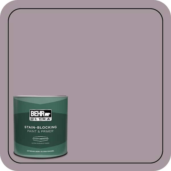 BEHR ULTRA 1 qt. #N110-3 Fig Preserves Extra Durable Semi-Gloss Enamel Interior Paint & Primer
