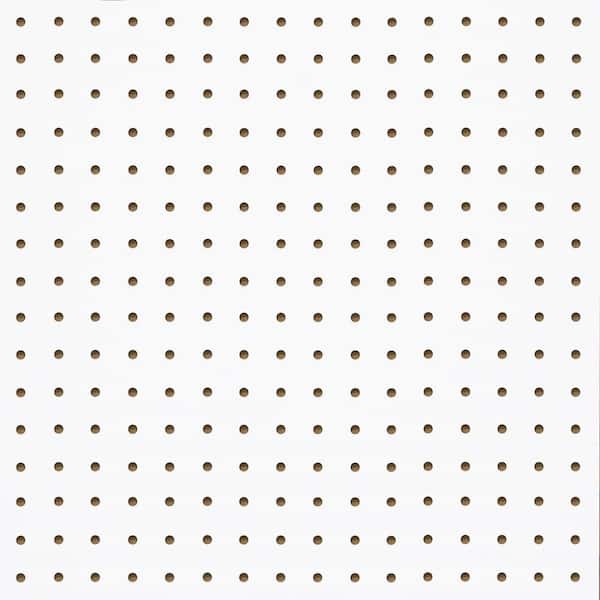 Unbranded Pegboard White Panel (Common: 3/16 in. x 4 ft. x 8 ft.; Actual: 0.155 in. x 47.7 in. x 95.7 in.)