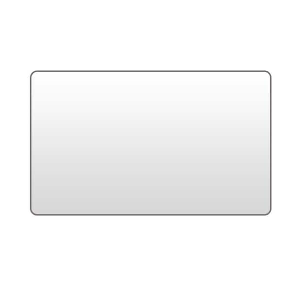 Unbranded 60 in. W x 36 in. H Rectangle Aluminum Framed Wall Bathroom Vanity Mirror in Brown