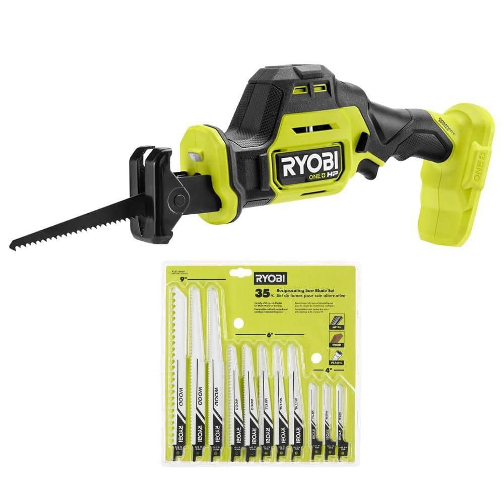 ONE+ HP 18V Brushless Compact One-Handed Reciprocating Saw with Multi-Purpose Reciprocating Saw Blade Set (35-Piece) price history on PriceWatchPro