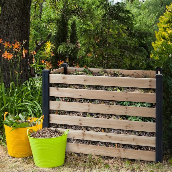 Haven 2 ft. x 4 ft. Cedar Compost Bin