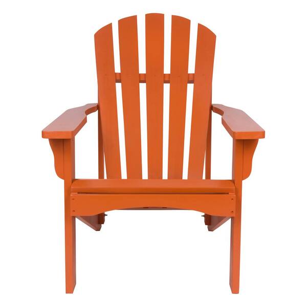 Shine Company Rockport Rust Cedar Wood Adirondack Chair