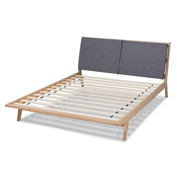 Baxton Studio Emile Grey Queen Size Platform Bed