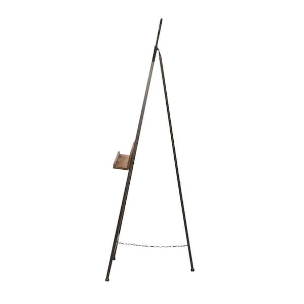 Art display easel with light  Art stand, Art easel, Black and white posters