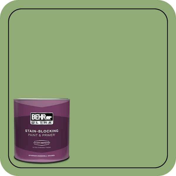 BEHR ULTRA 1 qt. #430D-5 Geranium Leaf Extra Durable Eggshell Enamel Interior Paint & Primer