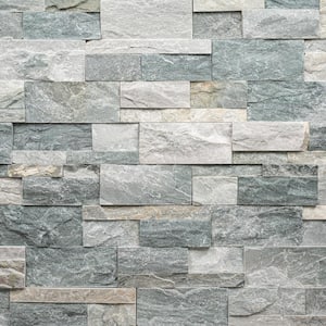 Sierra Blue Ledger Panel 9 in. W x 24 in. L Natural Quartzite Wall Tile (36 cases/162 sq. ft./pallet)
