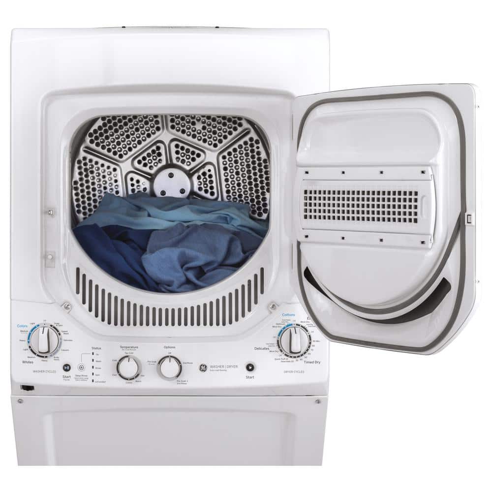 White 2.3 Cu. Ft. Washer and 4.4 Cu. Ft. Electric Dryer Laundry Center