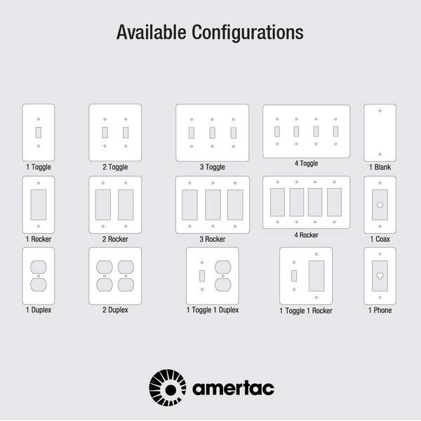 Contemporary Light Oak 1-Gang Duplex Outlet Wood Wall Plate (4-Pack)