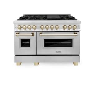 Autograph Edition 48" 6.0 cu. ft. Dual Fuel Range with Gas Stove and Electric Oven in Stainless Steel