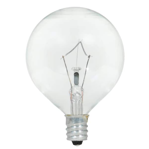 Sylvania 40-Watt Double Life G16.5 Incandescent Light Bulb (2-Pack)