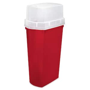 Honey-Can-Do 12.2 in. x 16.34 in. Red Over The Door Gift Wrap Organizer
