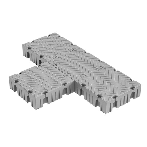Tommy Docks Flexx 8 ft. T-Shaped Floating Dock Package, Modular Floating Dock/Swim Platform, Floating Boat Dock for Lakes