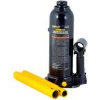 4-Ton (8,000 lbs.) Capacity Hydraulic Welded Bottle Jack with Side Pump Two-Piece Handle