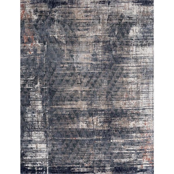Sonoma 2 ft. x 3 ft. Gray Abstract Area Rug