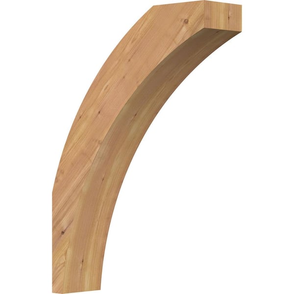 Ekena Millwork 5 1/2"W x 20"D x 28"H Thorton Smooth Knee Brace, Western Red Cedar