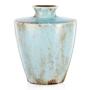 7.7 in. Blue Terracotta Vase