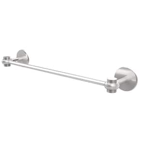 Satellite Orbit One Collection 18 in. Towel Bar with Twisted Accents in Satin Chrome