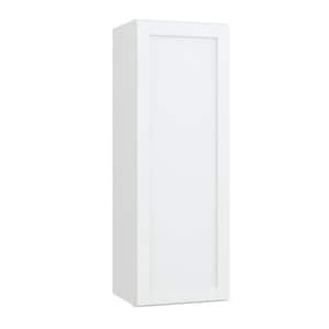 Courtland 15 in. W x 12 in. D x 42 in. H Assembled Shaker Wall Kitchen Cabinet in Polar White