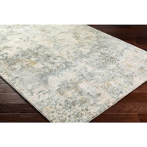 Ithaca Green/Gray 5 ft. x 7 ft. Abstract Indoor Area Rug